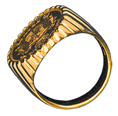 guldpris Finguld klackring