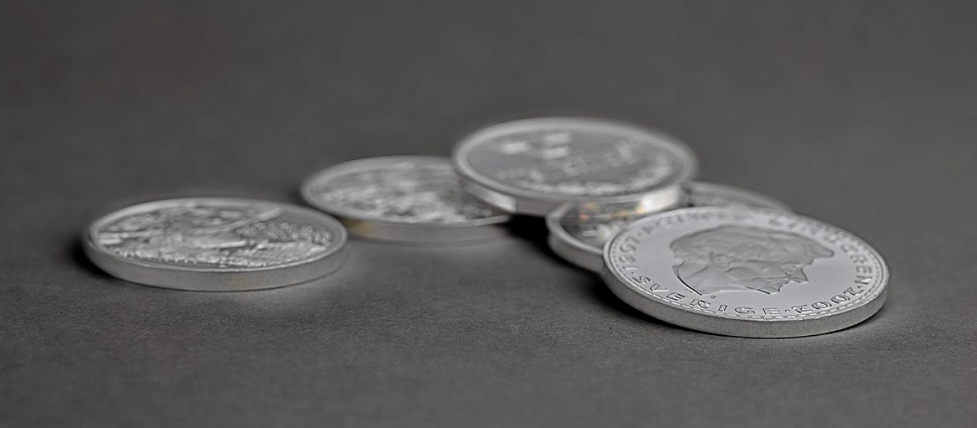 Silvermynt eller mynt i nysilver